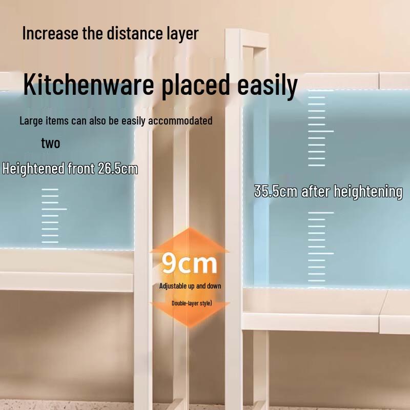 Multi-functional Extendable Countertop Oven Storage Rack