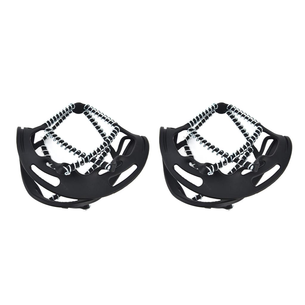 2 шт. шипы Walk Traction Cleats предотвращают скольжение пружинных кошек с высоким натяжением для пешего туризма бега трусцой охоты