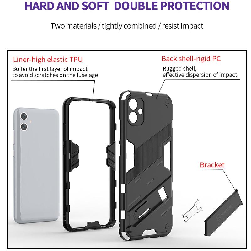 Противоударный чехол для Samsung Galaxy A04 A04S A04E A14 A24 A34 A54 A15 A25 A35 A55 S23 Ultra S22 Plus S21 FE A05 A05S Armor Cover