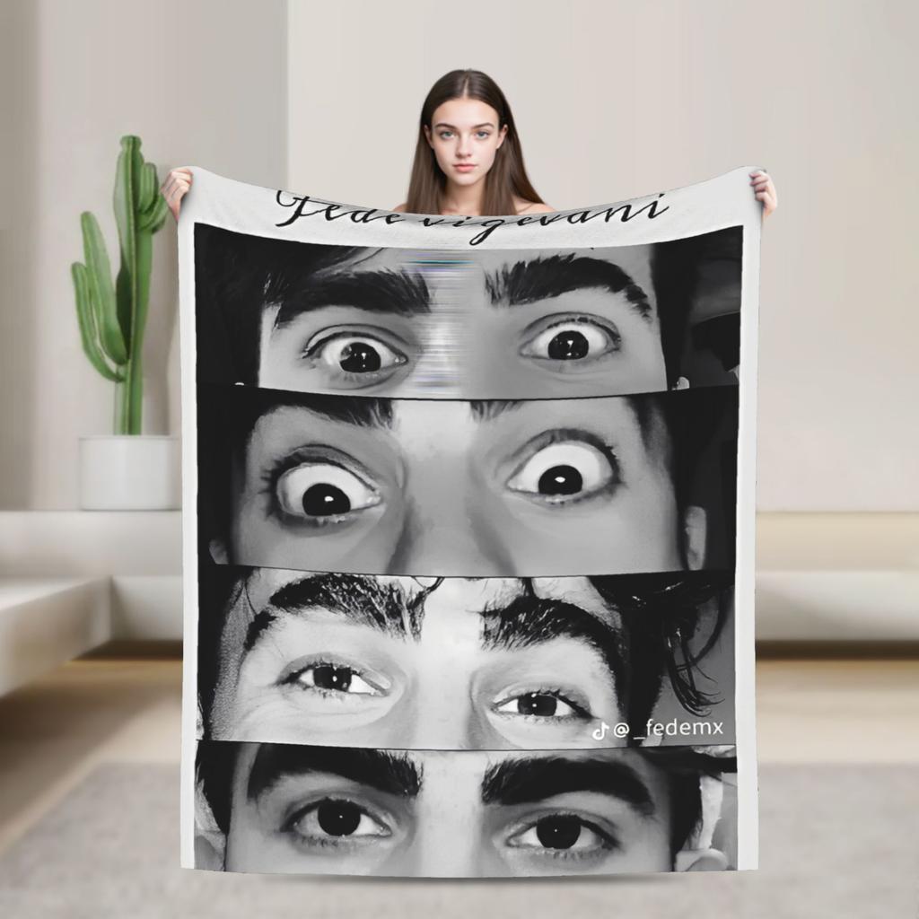 Fede V-Vigevani Flannel Blanket Club Misterios Warm Soft Throw Blanket for Outdoor Decorative Funny Bedspread Sofa Bed Cover