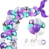 Mermaid Balloon Chain Set Ocean Theme Birthday Party Wedding Decoration Arrangement Balloons