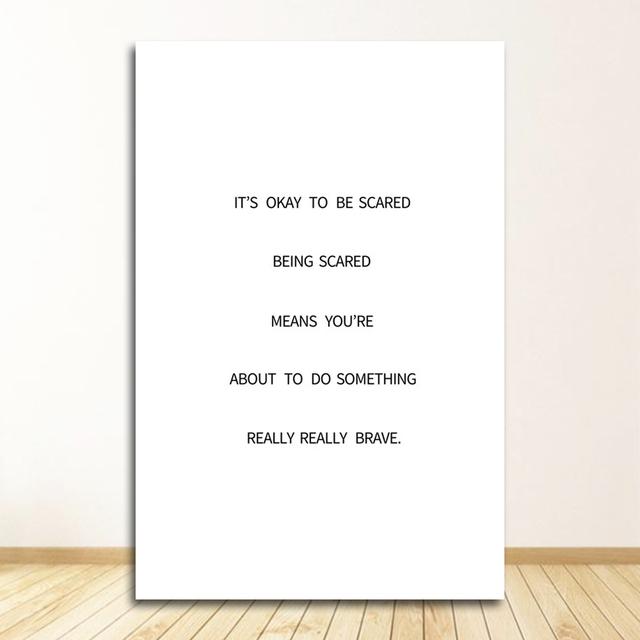 Canvas Painting Decorative Picture Home Decor Nordic Decoration Poster and Prints Life Quote Flower Sea Landscape Wall Art