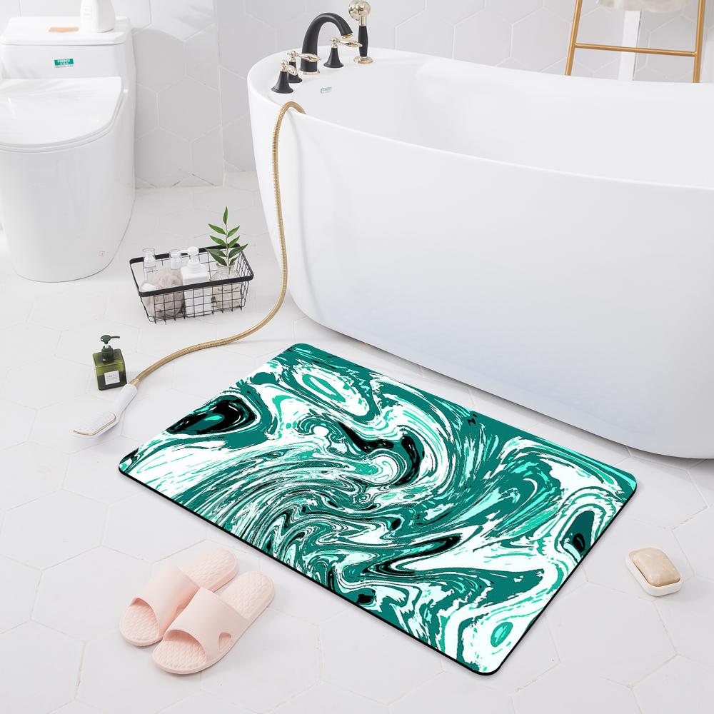 Non-slip Absorbent Mat Entry Door Mat Bathroom Shower Carpet Home Bathroom Bedroom Floor Kitchen Carpet