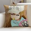 Educational CCells at WorkS Cushion Cover Breathable and skinfriendly linen pillowcase square removable and washable cushion