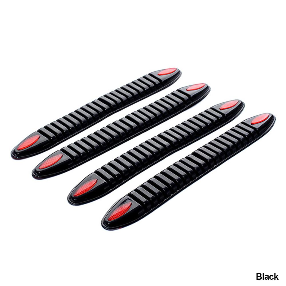 4 шт., 41,5 см, автомобильная защита, передний бампер, сплиттер для губ, силановая защита заднего бампера, защита от царапин, резиновая белая наклейка