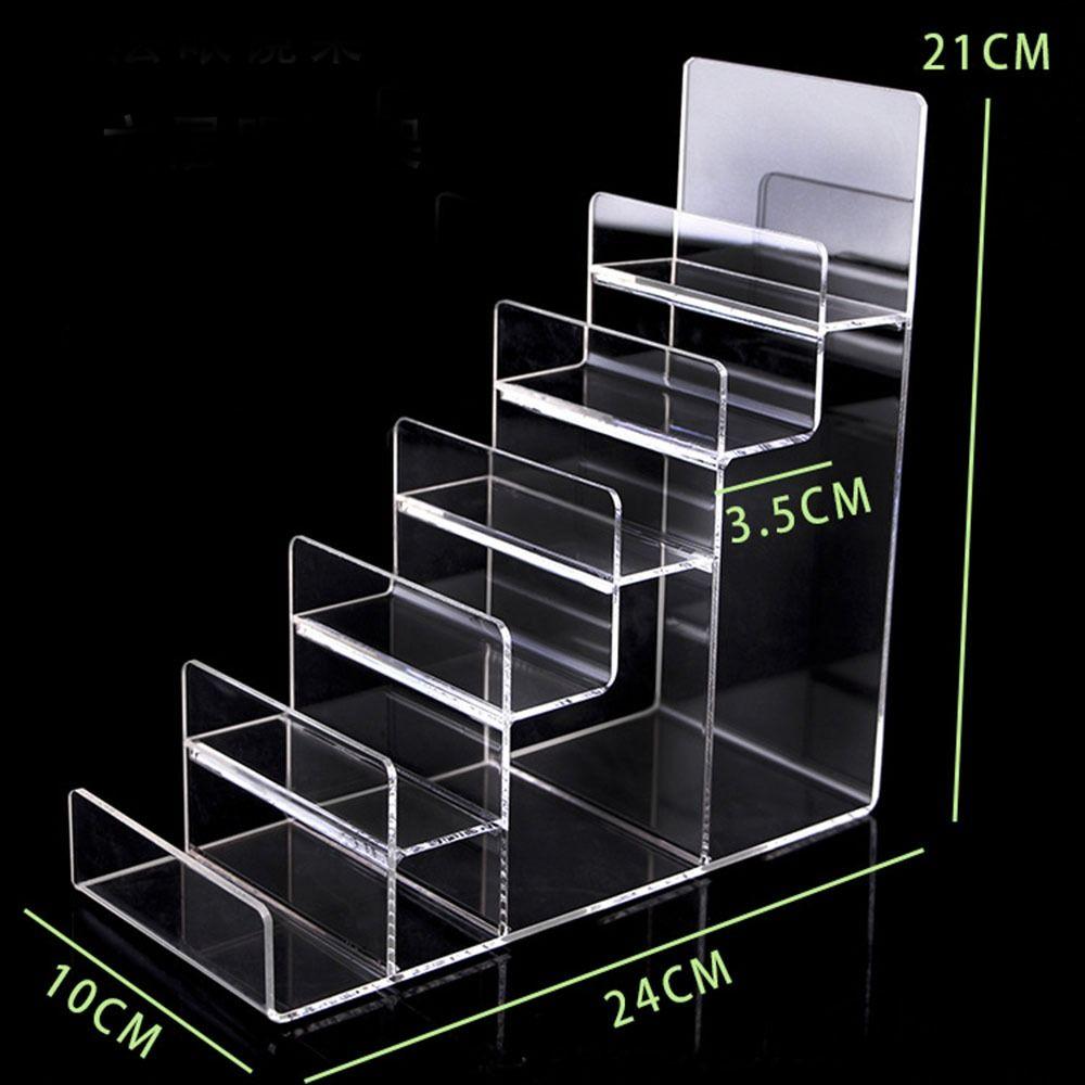 Acrylic Clear Display Risers 6 Tiers Jewelry Racks Organizer  Collection