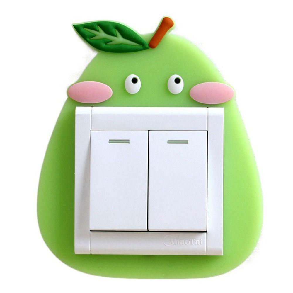 Пылезащитный светящийся чехол для переключателя, силиконовая наклейка для переключателя в виде животного, аксессуары для переключателей