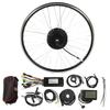 26in 500W Electric Bike Hub Motor Kit LCD S866 Display Panel Front Drive Gear Motor Kit for