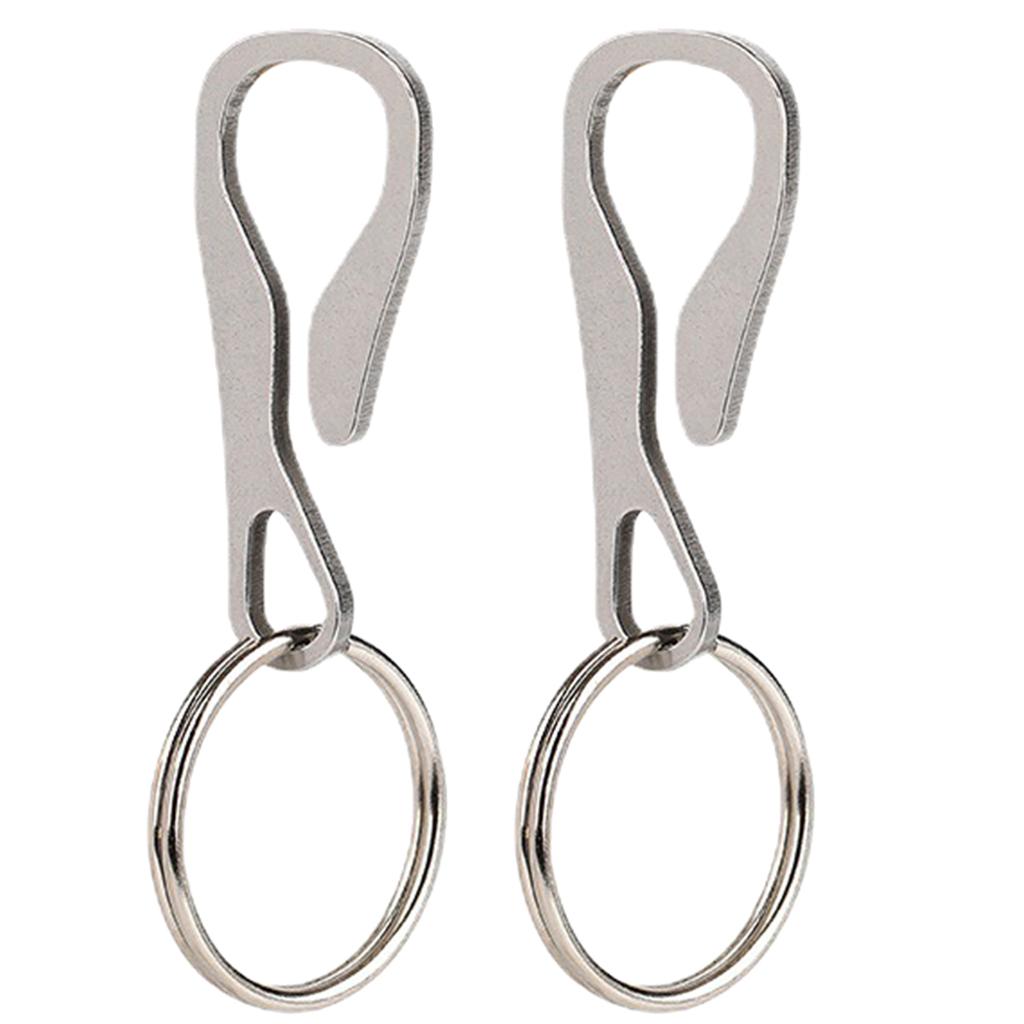 Многофункциональный Держатель для ключей на ремень Маленький брелок-крючок Легкий зажим для брелока Зажим для денег Зажим для брелока из нержавеющей стали