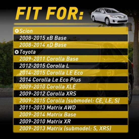 Передняя или задняя внутренняя ручка двери со стороны пассажира для Toyota Corolla 2009-2013