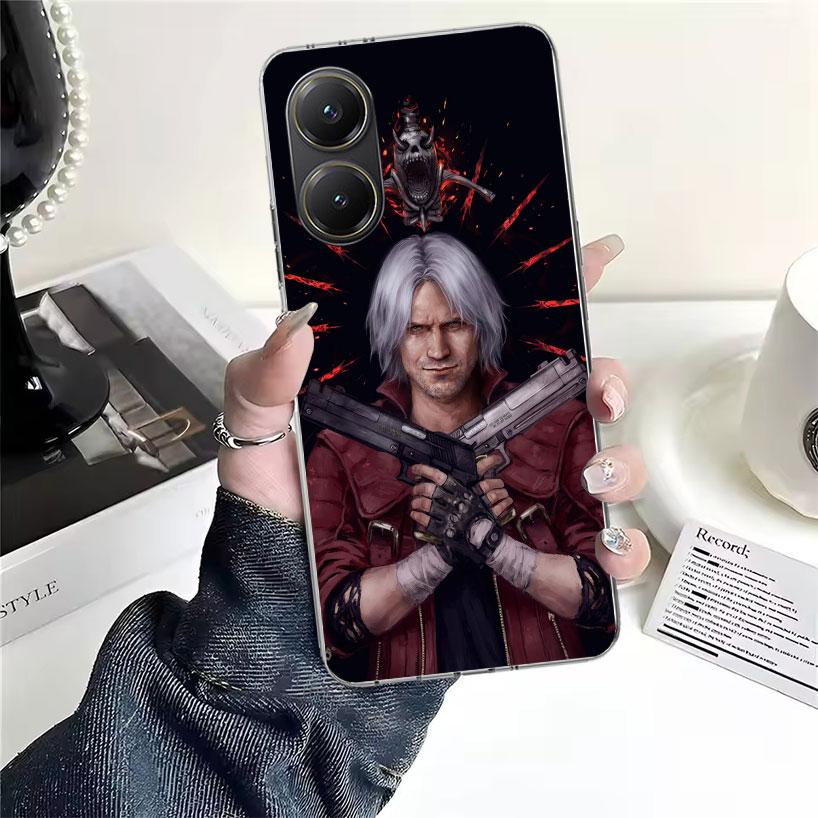 Чехол для телефона D-Devil May Cry 5 Мягкий чехол для Xiaomi Redmi 15C 15 13C 13 Poco X5 X6 X7 F7 Ultra M7 12C 12 10 10C 9C 9A 9T 9 Fundas
