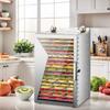 18-ярусный дегидратор для продуктов Многофункциональная сушилка для фруктов Закуски Мясо Овощи Цветы Дегидратация Маленькая бытовая сушилка