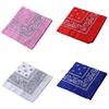 Fashion Paisley Square Bandana Head Wrap Cotton Unisex Hiphop Scarf Neck Mask