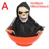 2025 New Halloween Candy Bowl Motion Activated Ghost Dish with Light Up Eyes Spooky Sound Party Decor Trick or Treat Bowl