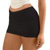 Women's Hip Skirt Pleated Elastic Tight Sexy Short Skirt