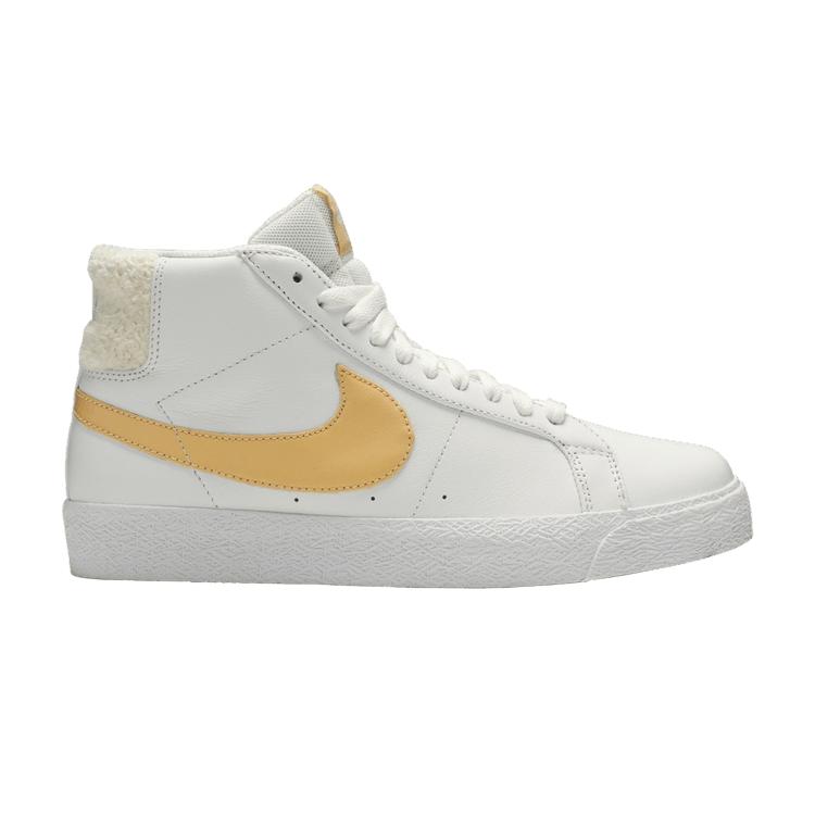 Men's Sneakers Nike SB Zoom Blazer Mid White Celestial Gold White/Celestial Gold