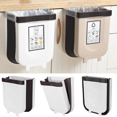 Складной мусорный бак, кухонный шкаф, дверная подвесная мусорная корзина, настенная мусорная корзина, экономия места, ящик для мусора для ванной комнаты, хранение туалетных отходов(Размер S/L)