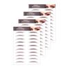 YOYO Eyebrow Stickers Natural Waterproof Time Saving Long Lasting 60 Pairs Women's Eyebrow Stamp Permanent Makeup Eyebrow Patch Eyebrow Tint No Fallin
