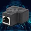 5 PCS 1 Into 2 Three Way RJ45 Ethernet Splitter Adapter Wire Extender  Internet Network Extension