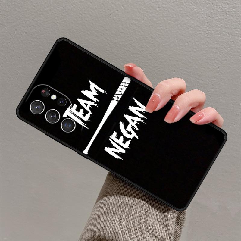 Negan Walking Dead Phone Case For Samsung Galaxy S25 S23 S30 S21 S20 FE S24 S22 Ultra Note 10 20 Plus Silicone Cover lite
