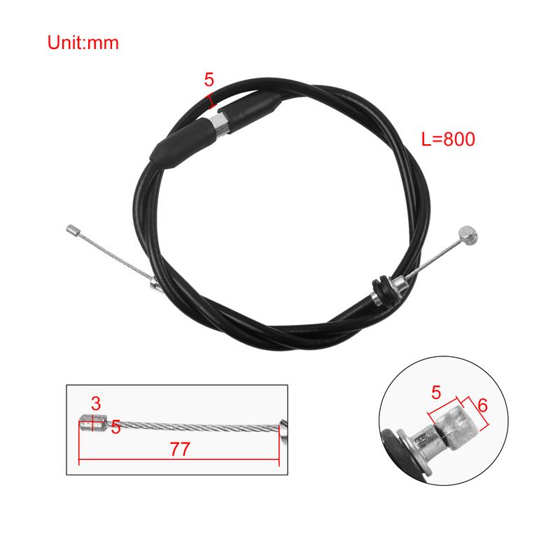 31.5" Throttle Cable 80cm for 50cc 70cc 90cc 110cc 125cc Chinese Kids ATV Quad 4 Wheeler Taotao Dirt Bike Motorcycle Baja Roketa