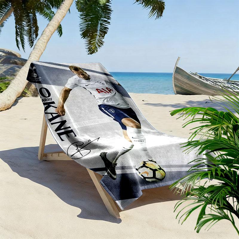 Harry Kane Hero Beach Towel, Large Soft Quick Dry Towel for Beach Camping Swimming