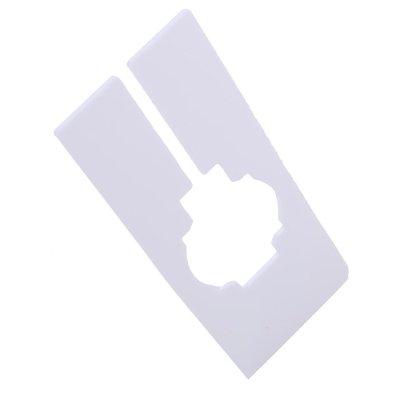 10 шт. Легкие разделители для шкафа для развешивания одежды. Практичные многоразовые прямоугольные разделители размеров одежды для вешалок.