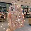 Bling 3D флакон духов с бриллиантами и стразами, блестящий чехол-капа для iphone 14 13 12 11 Pro XR Xs Max 7 8 Plus/Samsung S23 S22 Ultra S21 S20 Plus