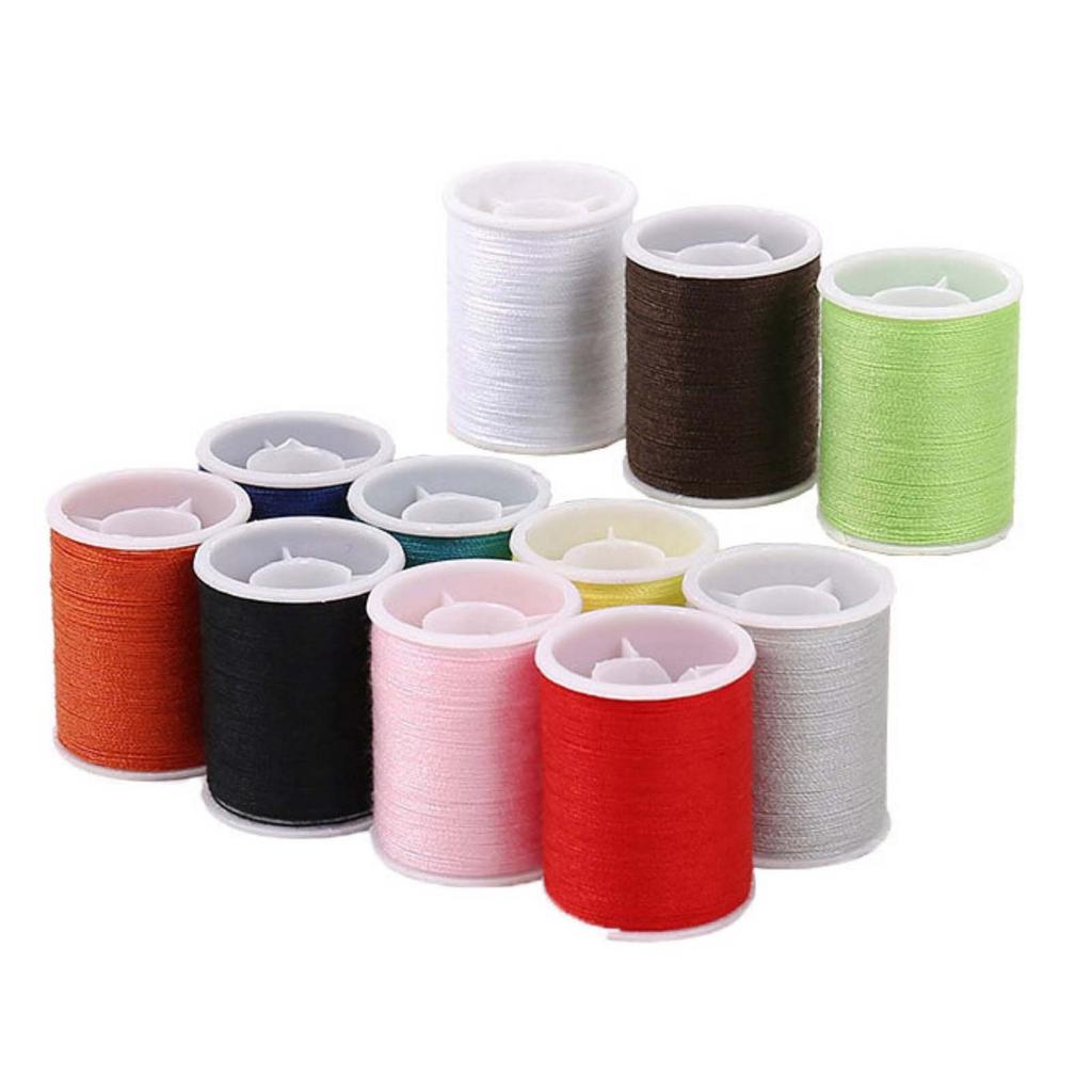 11 Разноцветных Швейных Ниток Нитки Для Ручного И Машинного Шитья,