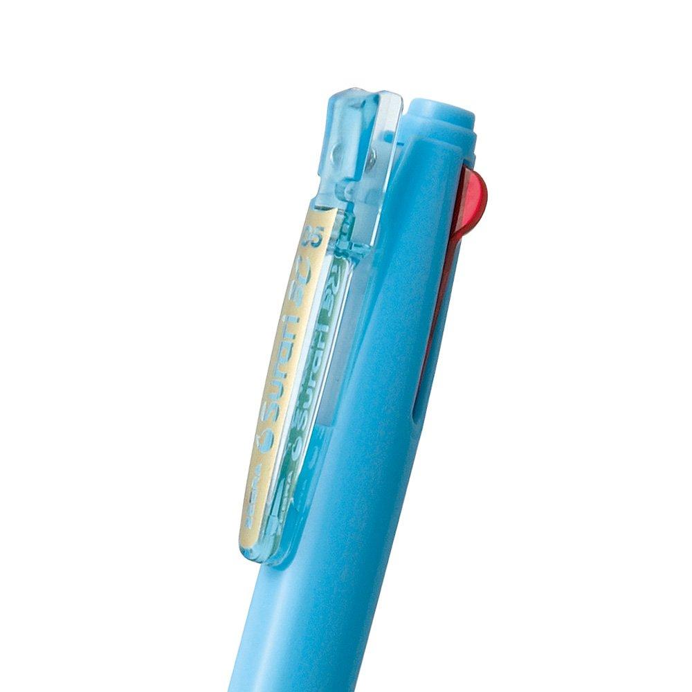 Zebra Ballpoint Slurry 10 3-Color Pen, 3C, 0.5mm, White, Pens, B-B3AS11-W