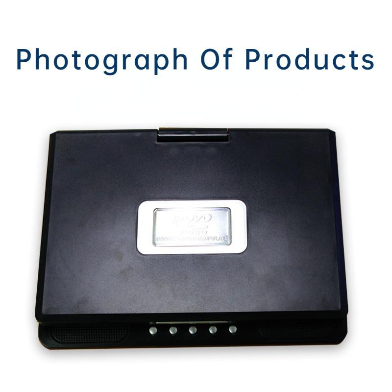 9,8-дюймовый портативный мини-телевизор высокой четкости EVD с большим рупором, CD-плеером и мобильным DVD-плеером.