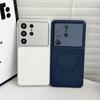 Роскошный мягкий ТПУ каркас Искусственная кожа Чехол для телефона Для Samsung S26 Ultra S24 S25 Ultra Plus FE Для MagSafe Магнитная задняя крышка
