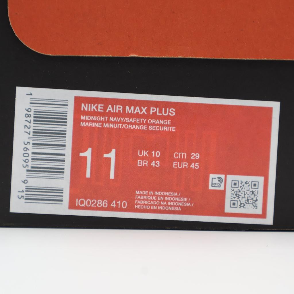 IQ0286-410 Nike Air Max Plus Синий Оранжевый (Мужской)