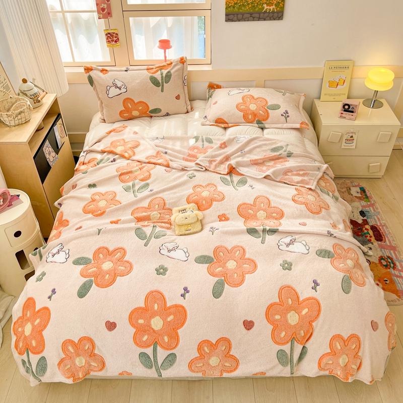 Мультяшное розовое клубничное фланелевое одеяло для детей и девочек, мягкое теплое легкое покрывало для дивана-кровати, путешествий, кемпинга, подарков