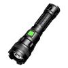 Outdoors Tactical Flashlight Super Bright LED Flashlight Rechargeable Telescopic Zoom