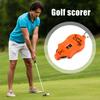 Счетчик очков в гольфе Мини-трекер очков Портативный 2-значный инструмент для подсчета ударов Кликер-брелок Табло для спортивных состязаний по гольфу на открытом воздухе