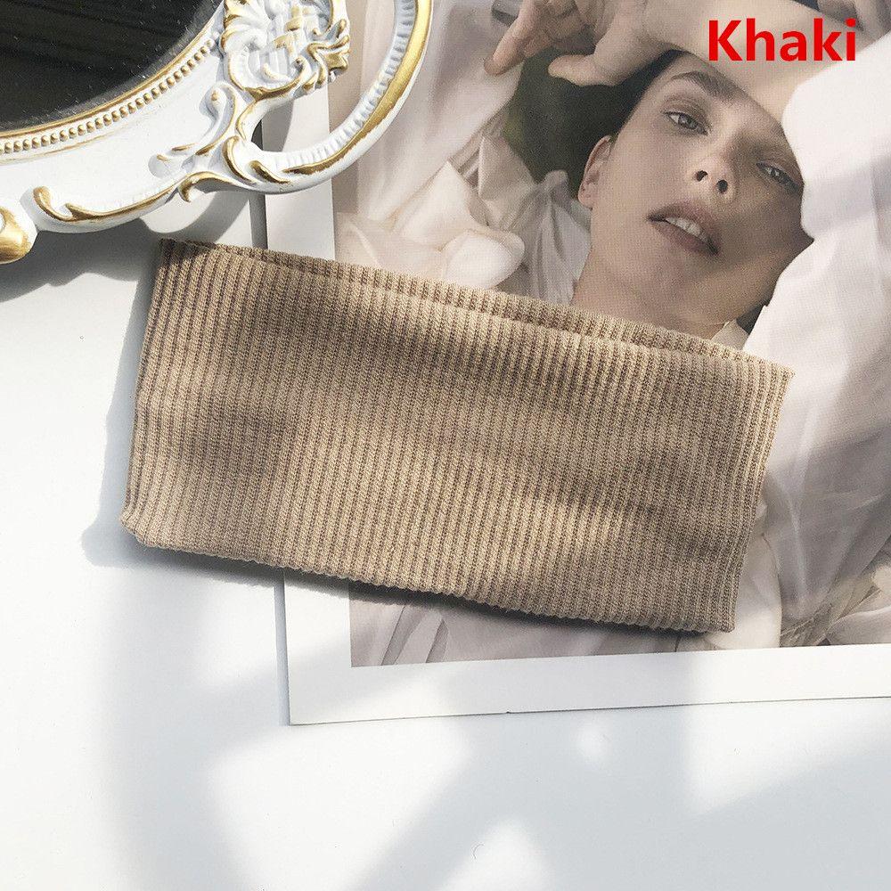 Женские эластичные вязаные повседневные повязки для волос для йоги, широкая повязка на голову, аксессуары для волос, спортивные повязки