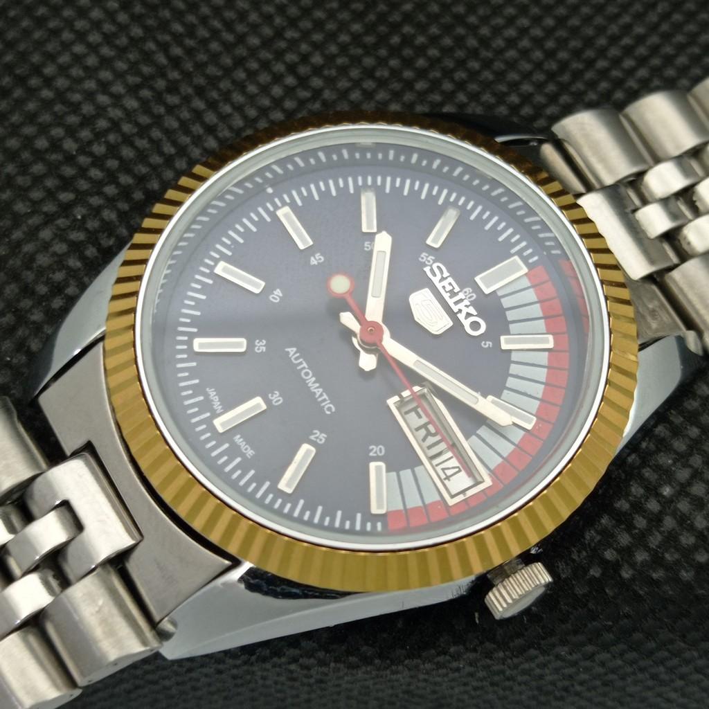 ВОССТАНОВЛЕННЫЕ ВИНТАЖНЫЕ МУЖСКИЕ ЧАСЫ SEIKO 5 PRESIDENT AUTOMATIC ИЗ ЯПОНИИ 575b-a305098-9