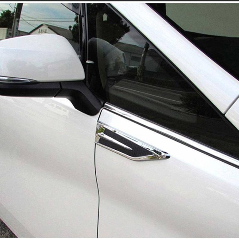 Для Toyota Alphard Vellfire 30 серии 2016- АБС-хром декоративная накладка 'акулий жабр' специальная пластина яркая полоса