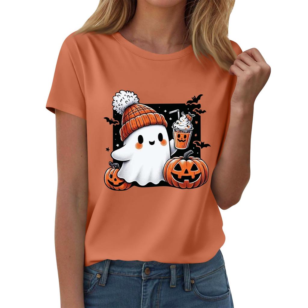 Женские футболки, Женские топы с коротким рукавом, Летняя мода, Повседневные стильные футболки с круглым вырезом, Туники