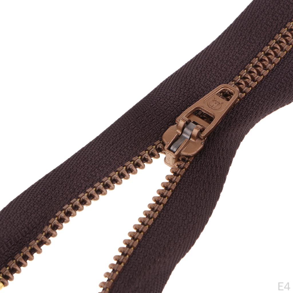 10 Pieces Resin Coil Zipper Closed End Zipper for Sewing Supplies Black