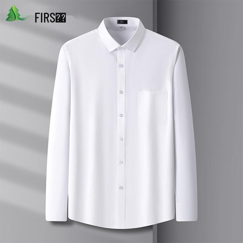 Мужская рубашка FIRS с длинным рукавом, не требующая глажки, в стиле business casual