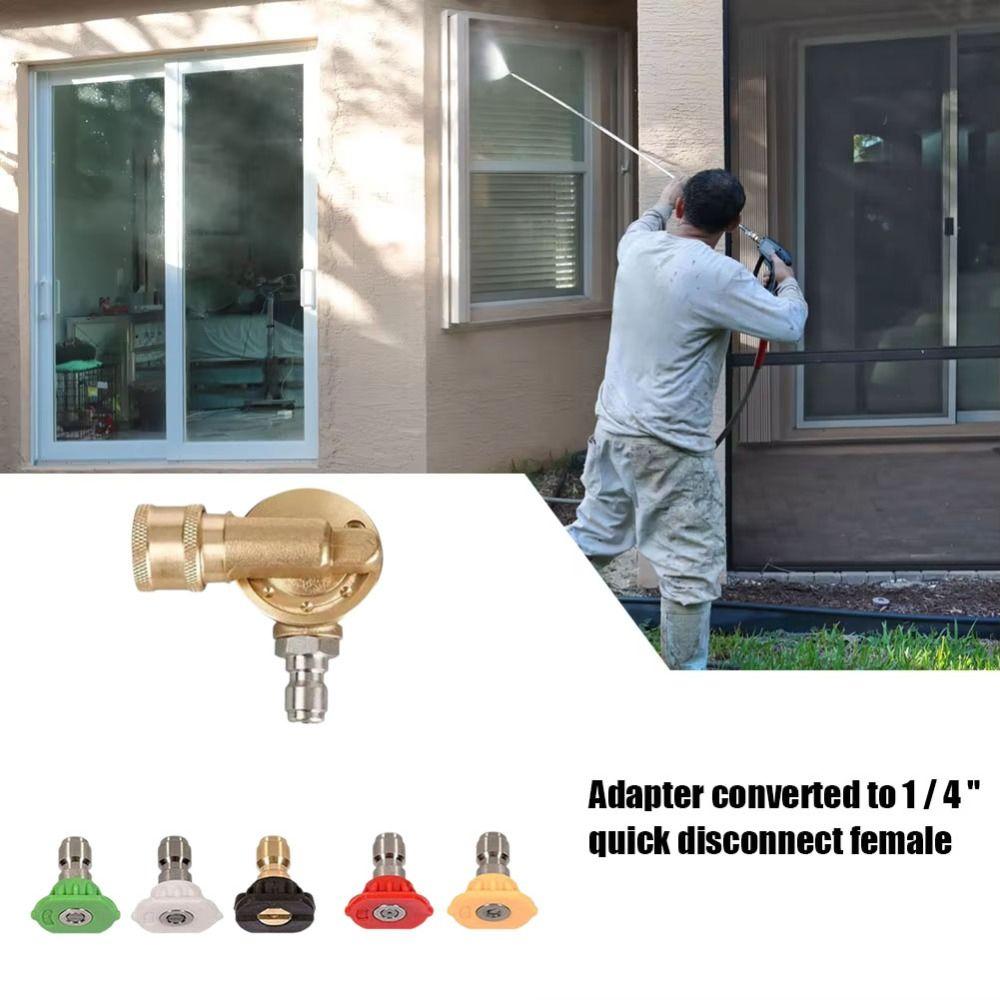 Adjustable Swivel Connector High Pressure Washer Kit Washer Accessori Garden Supplies