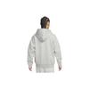 Nike Logo Embroidered Zip Hoodie Jacket Men Outerwear Grey DR0404-063