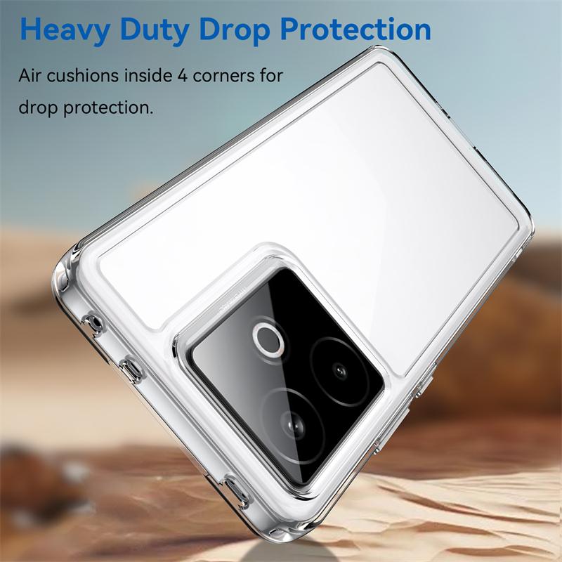 Transparent Phone Case For Realme GT 7T Case Shockproof Silicone Clear Back Cover For Realme GT 7T Case For Realme GT 7T 7 Cover