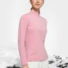 Fila X BBC EARTH Explore Series Удобная Мягкая Футболка с Воротником-стойкой и Длинным Рукавом Женские Топы Фиолетовый Розовый A11W447202F-PK
