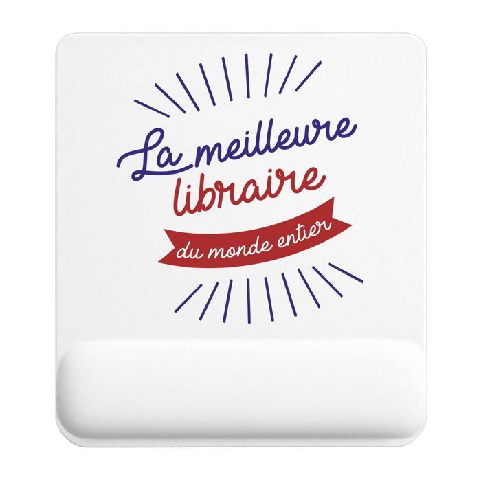 Tapis de souris - PLANETEE - Libraire Meilleure Monde - 22x18 cm - Surface lisse antidérapante - 3 mm