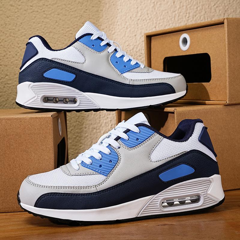 2024 Spring and Autumn New Sports Little White Shoes Light, Breathable and Comfortable Men's Couples Trend Air Cushion Men's Shoes