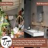 2.5 Inch Hanging Plant Ceiling Hook, Wall-mounted Clothes Hanger Plant Hook, Plant Wall Hook,  Wind Chime, Indoor and Outdoor Decoration Hook