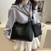 Вместительные наплечные сумки для женщин Зимний дизайнерский тренд Сумка-ведро Комбинированная сумка Искусственная кожа Женские сумки для работы CLE